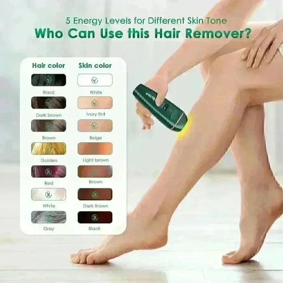 IPL Hair Removal, VEYFUN Hair Removal for Women with 5 Intensity Levels Save $50 - Picture 9 of 13